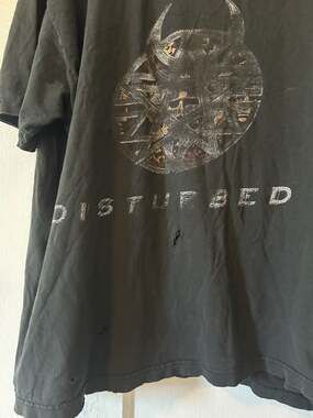 Vintage 2003 Korn Disturbed Concert Tour T-Shirt Size XL